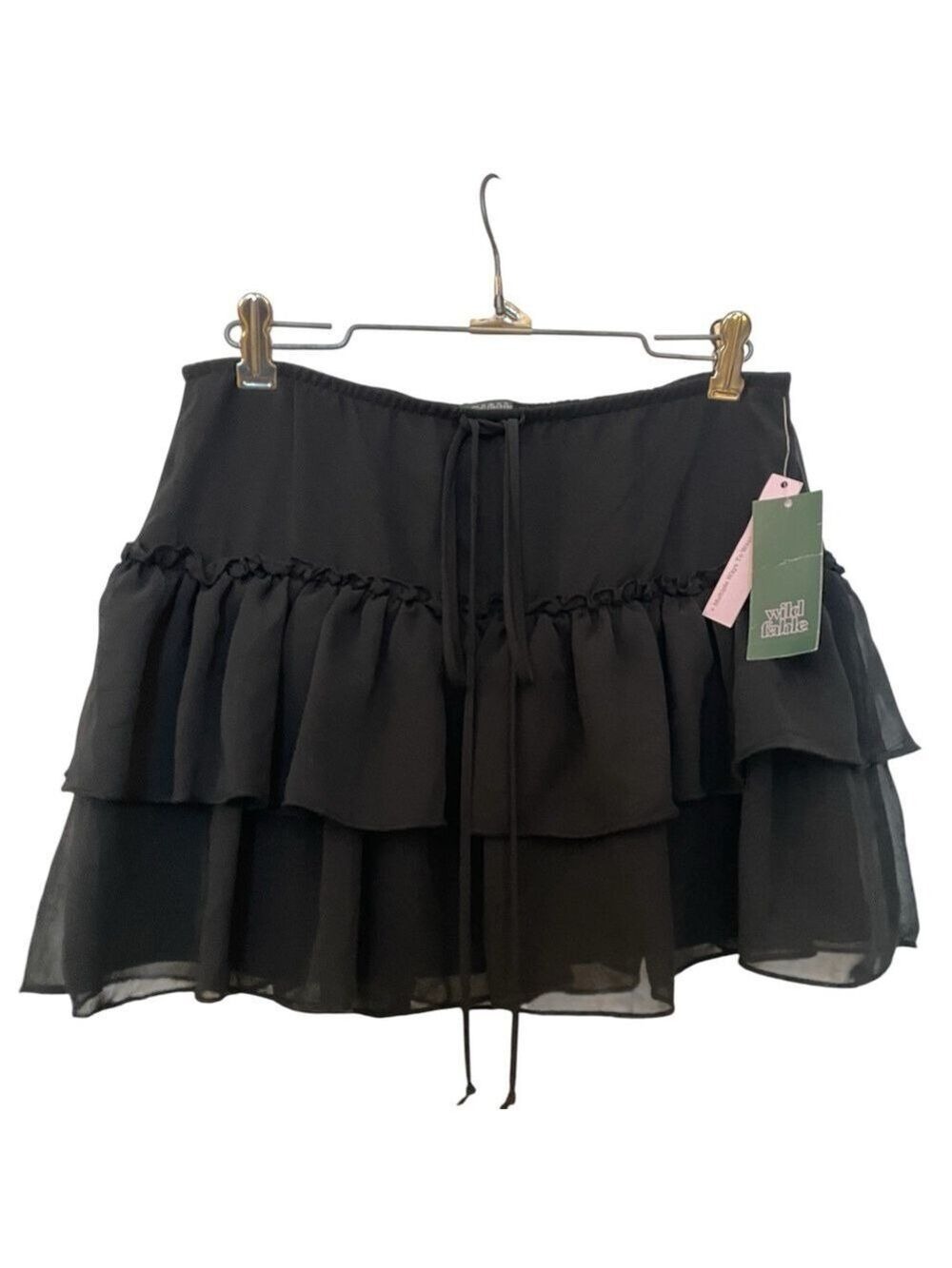 Wild Fable Black Layered Skirt